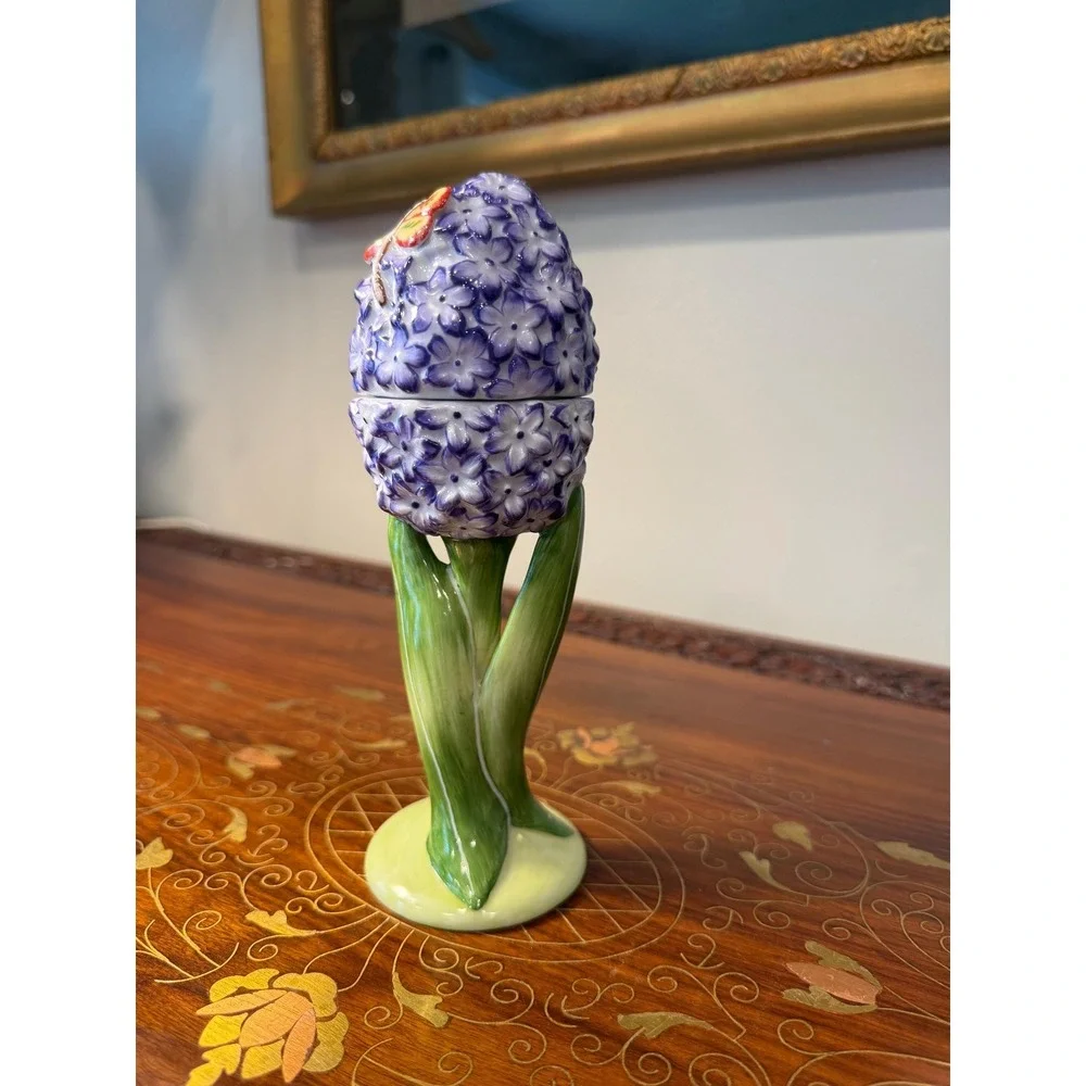Vintage Villeroy‎ & Boch Floral Fantasy Egg Cup with Lid